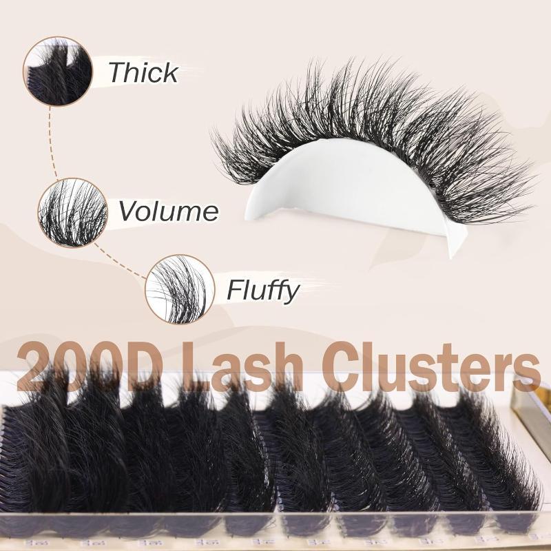 Eyelash Extension Cluster - New Fluffy Thick Lash Clusters DIY