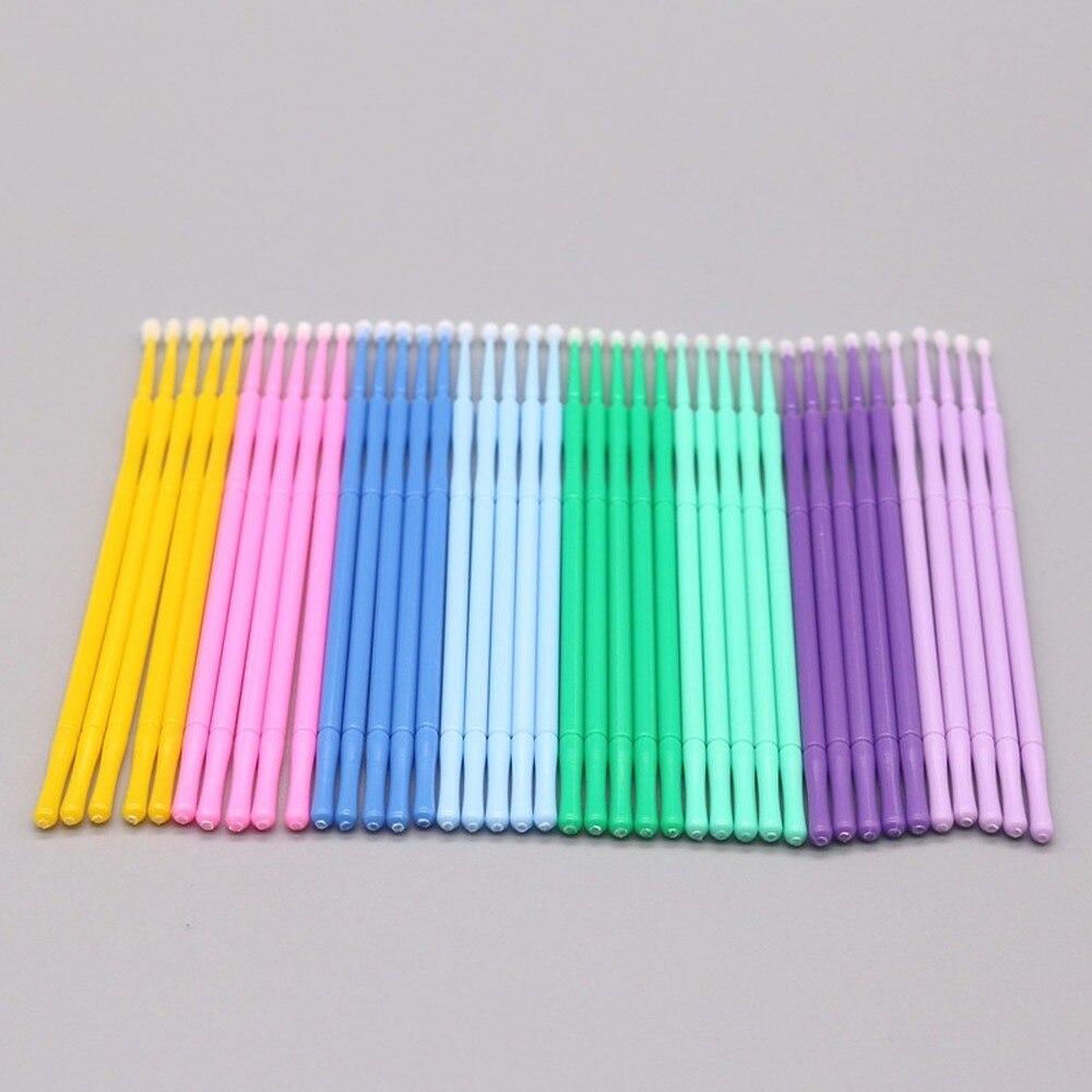Eyelash Extension Look - 100pcs/lot Micro Brushes Make Up Eyelash