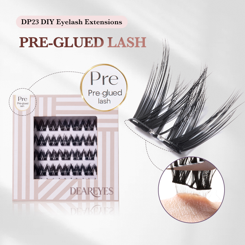 Eyelash Extension Cluster - DearEyes DP-23 Self Adhesive Eyelash Extension