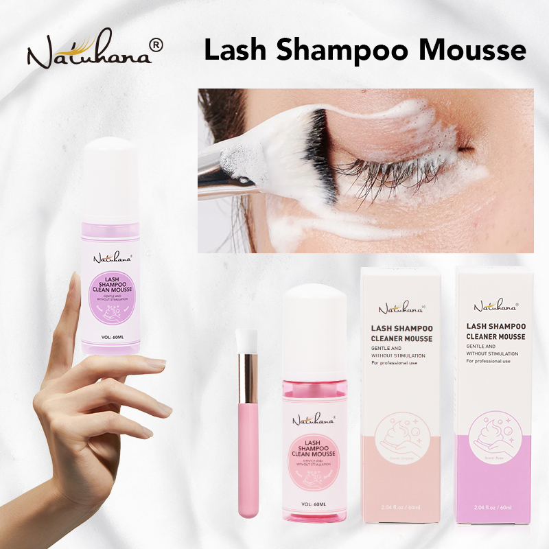 Eyelash Extension Course - Natuhana 60ml Eyelash Extension Shampoo Mousse