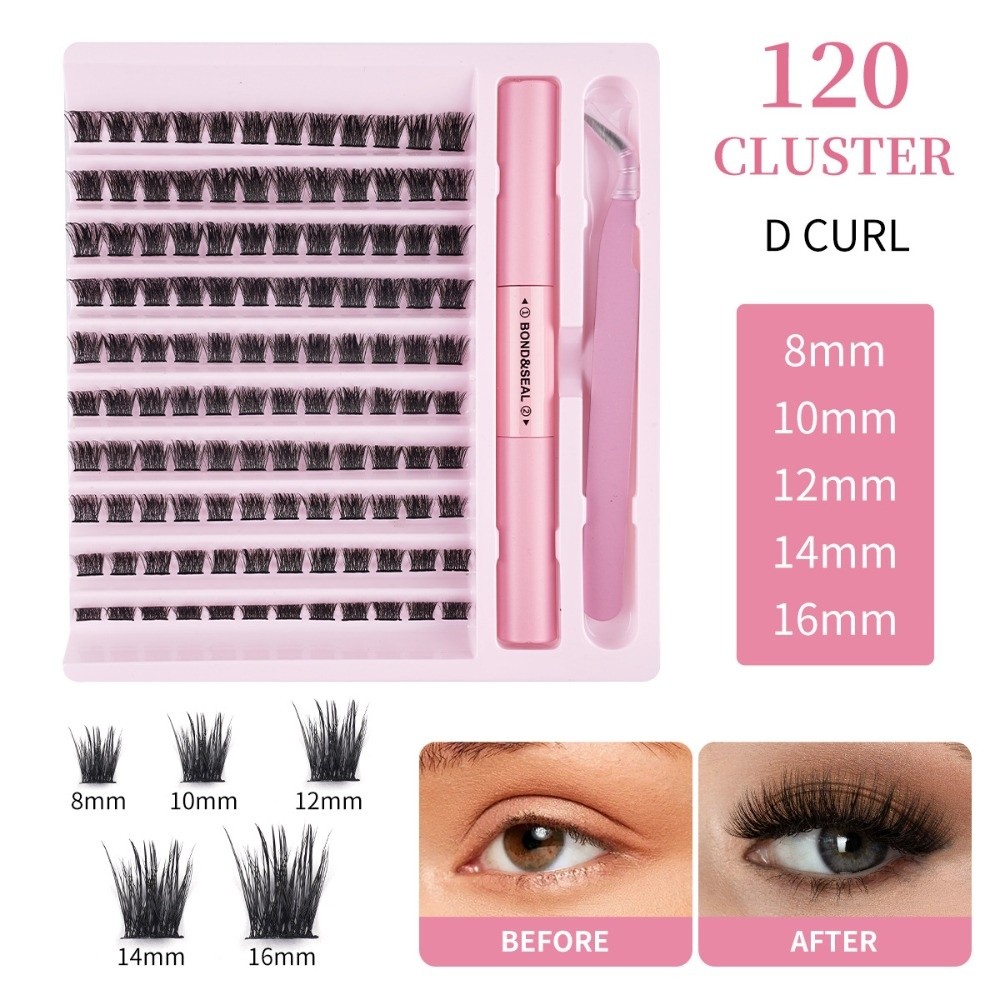 Eyelash Extension Look - High Quality Bond and Seal False