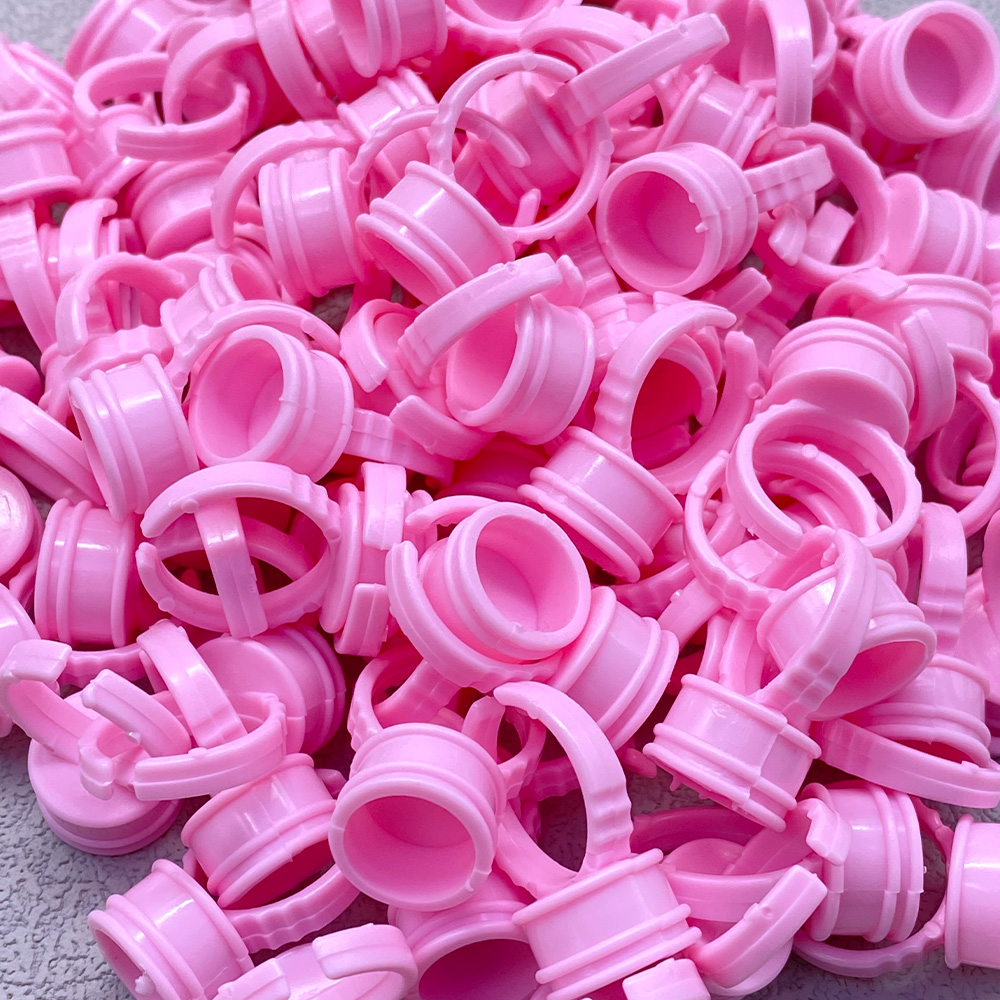 100Pcs Disposable Glue Ring Cu - đánh giá và giá Eyelash Extension Repair
