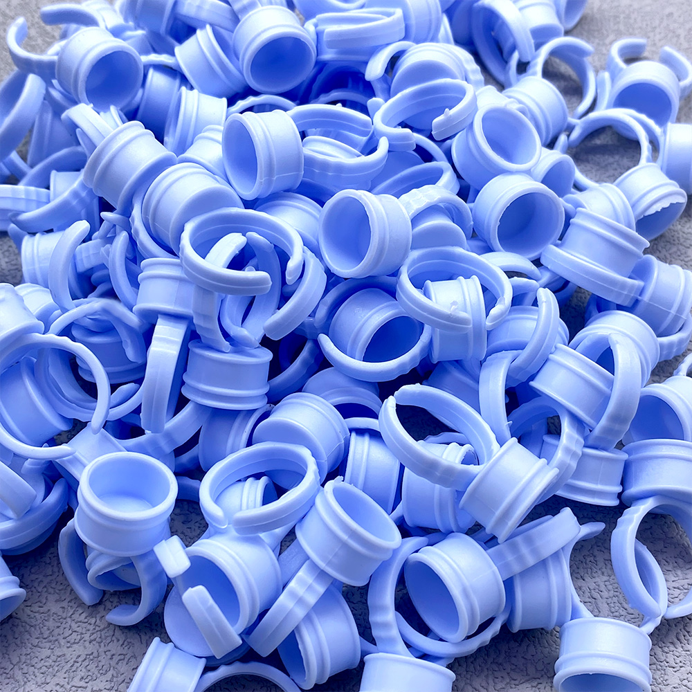 100Pcs Disposable Glue Ring Cu - đánh giá và giá Eyelash Extension Repair