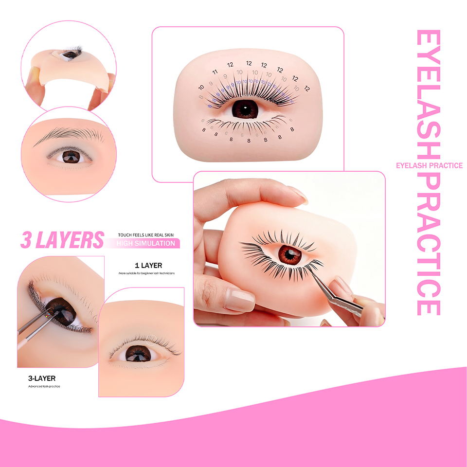 3 Layers Lashes Reusable Manne - đánh giá và giá Eyelash Extension Course