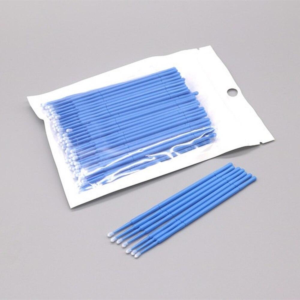 100pcs/lot Micro Brushes Make  - đánh giá và giá Eyelash Extension Look
