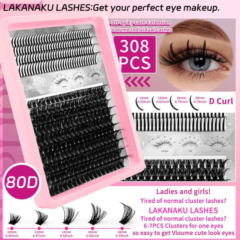 1 Set DIY Individual Eyelashes - đánh giá và giá Eyelash Extension Cluster