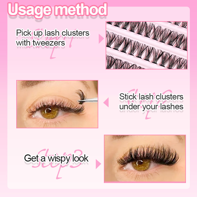 Individual Lashes Eyelash tuft - đánh giá và giá Eyelash Extension Cluster