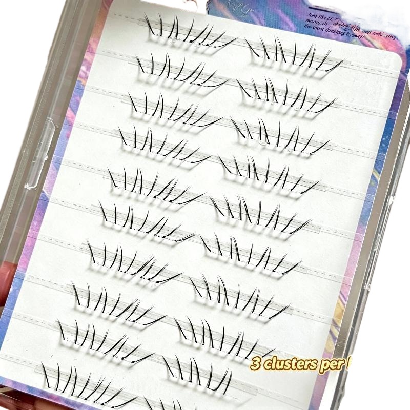 1 Set Comic Lower Lash Extensi - đánh giá và giá Eyelash Extension Cluster