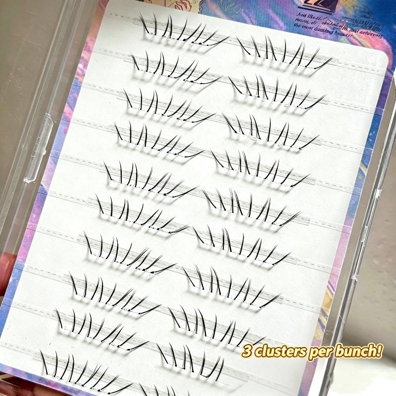 1 Set Comic Lower Lash Extensi - đánh giá và giá Eyelash Extension Cluster