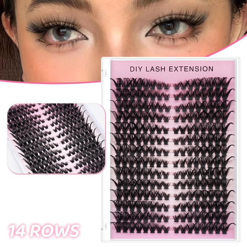 20pcs DIY False Eyelash Extens - đánh giá và giá Eyelash Extension Look