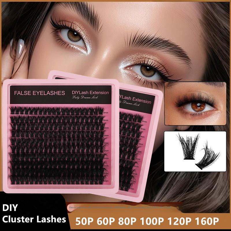 8 to 16mm D Curl Fluffy Lash C - đánh giá và giá Eyelash Extension Cluster