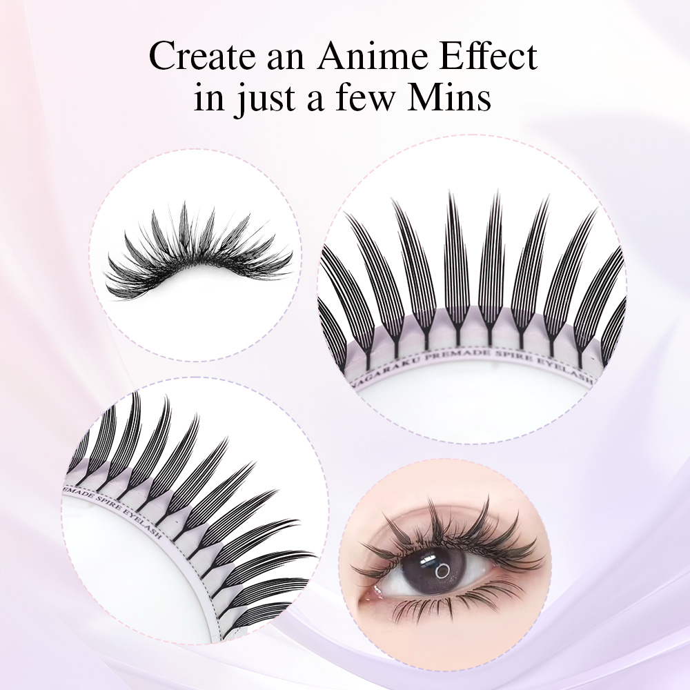 NAGARAKU Premade Spire Eyelash - đánh giá và giá Eyelash Extension Course