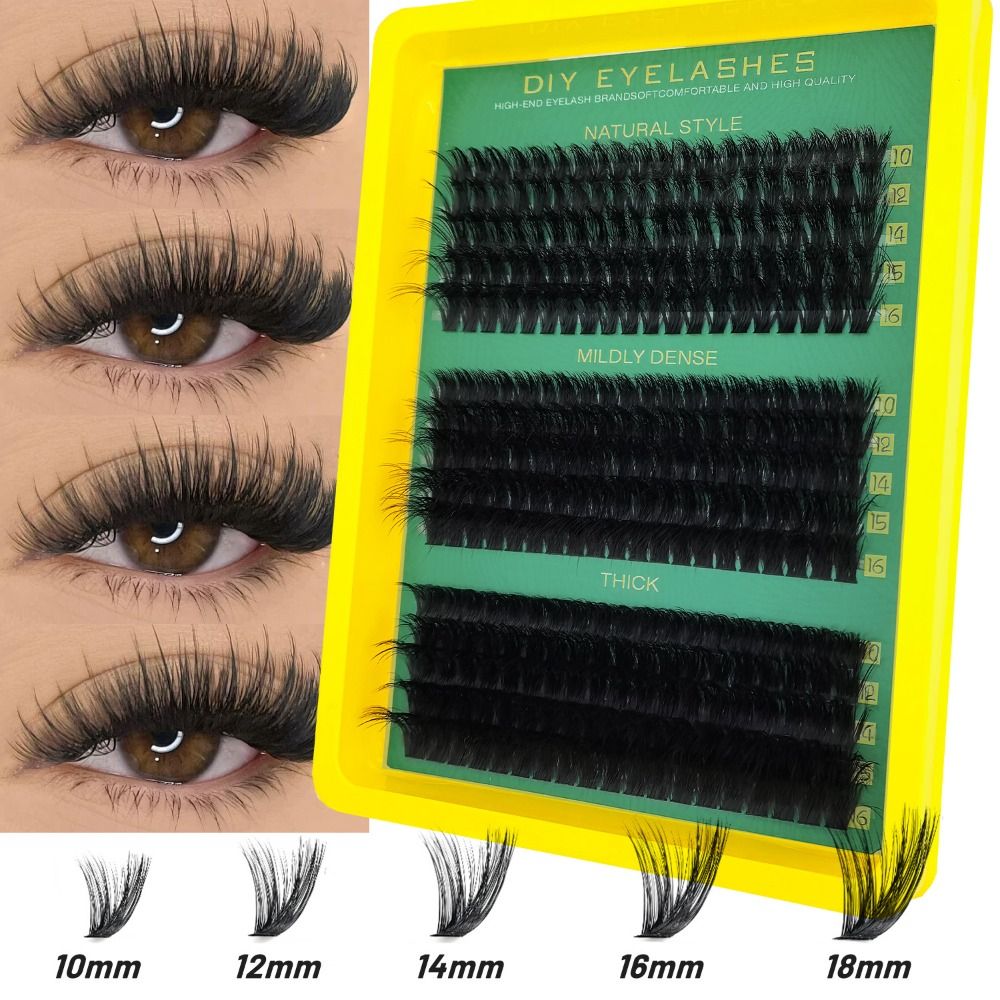 Natural Look False Eyelashes B - đánh giá và giá Eyelash Extension Cluster
