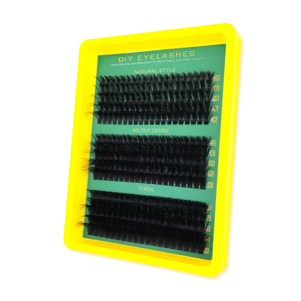 Natural Look False Eyelashes B - đánh giá và giá Eyelash Extension Cluster