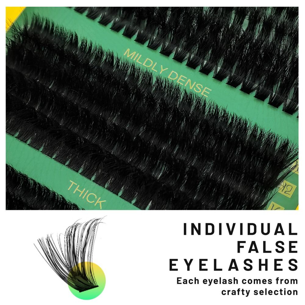 Natural Look False Eyelashes B - đánh giá và giá Eyelash Extension Cluster