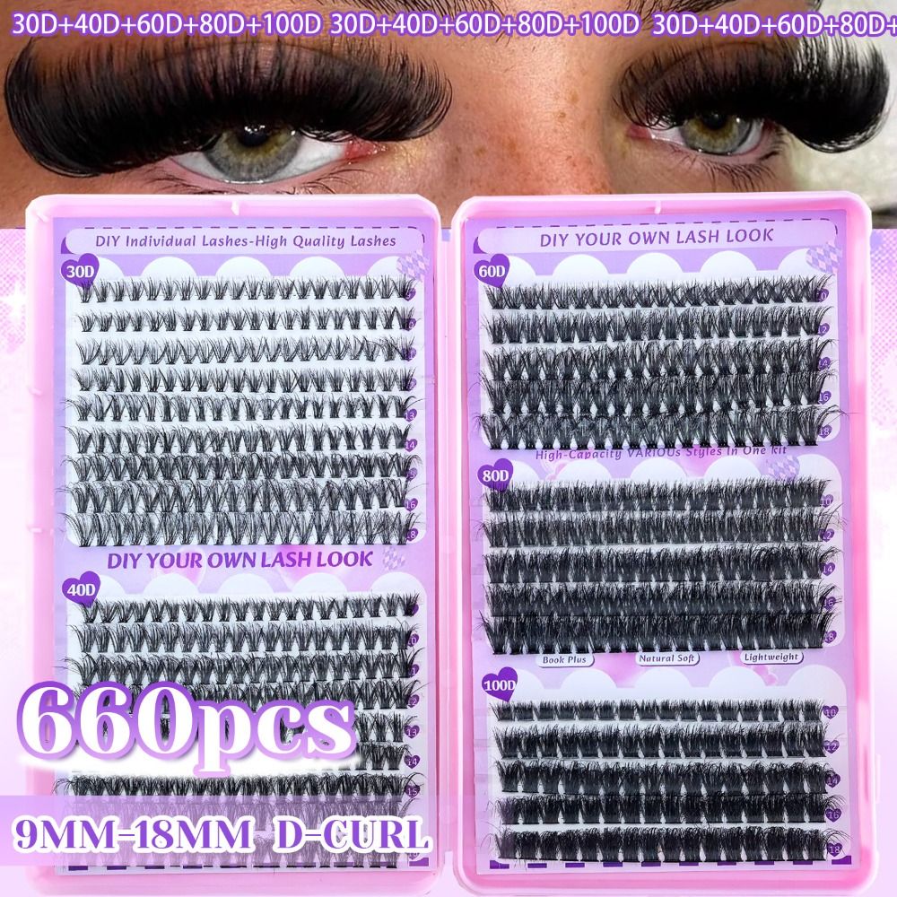 9-18mm Length False Eyelashes  - đánh giá và giá Eyelash Extension Look