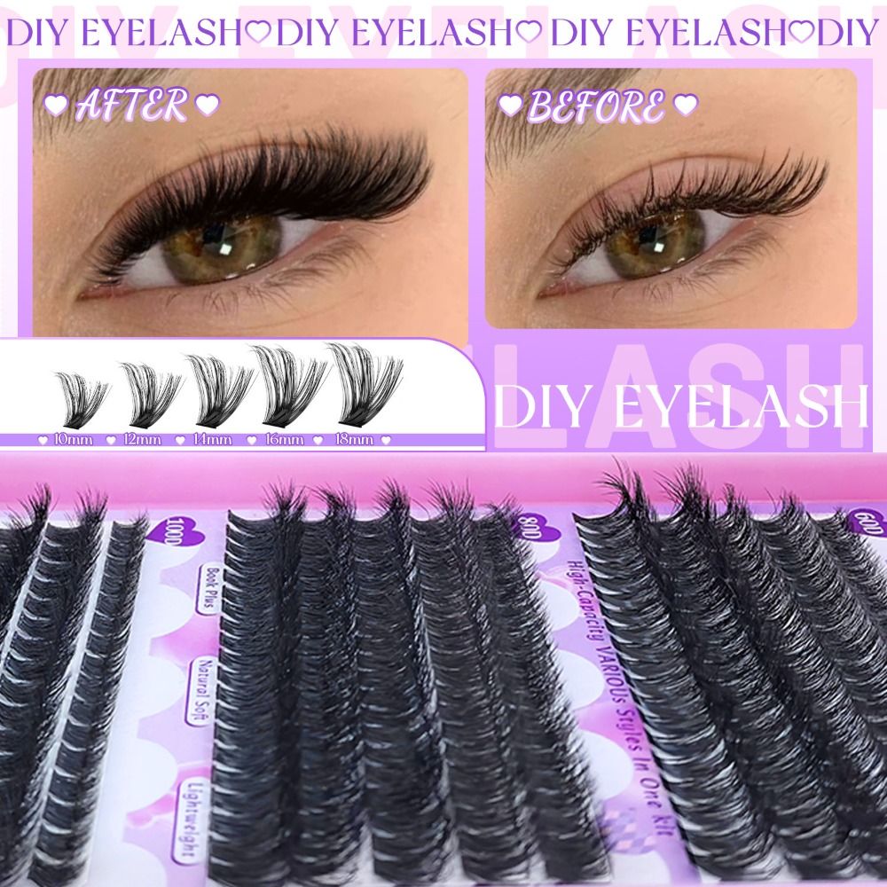 9-18mm Length False Eyelashes  - đánh giá và giá Eyelash Extension Look