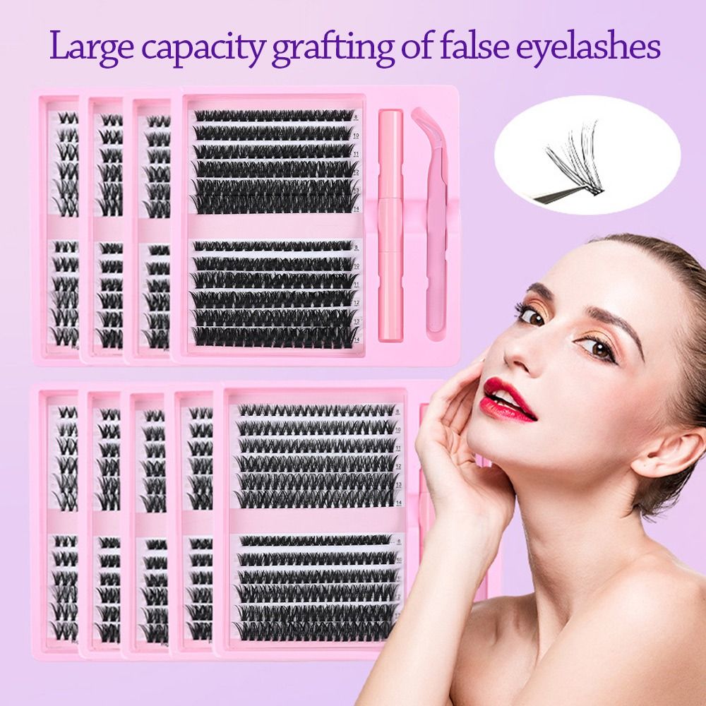 12 Rows Natural Look False Eye - đánh giá và giá Eyelash Extension Look
