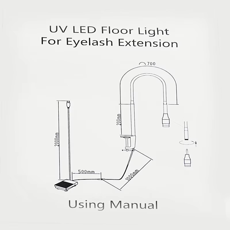UV Lash Light UV Eyelash Glue  - đánh giá và giá Eyelash Extension Led