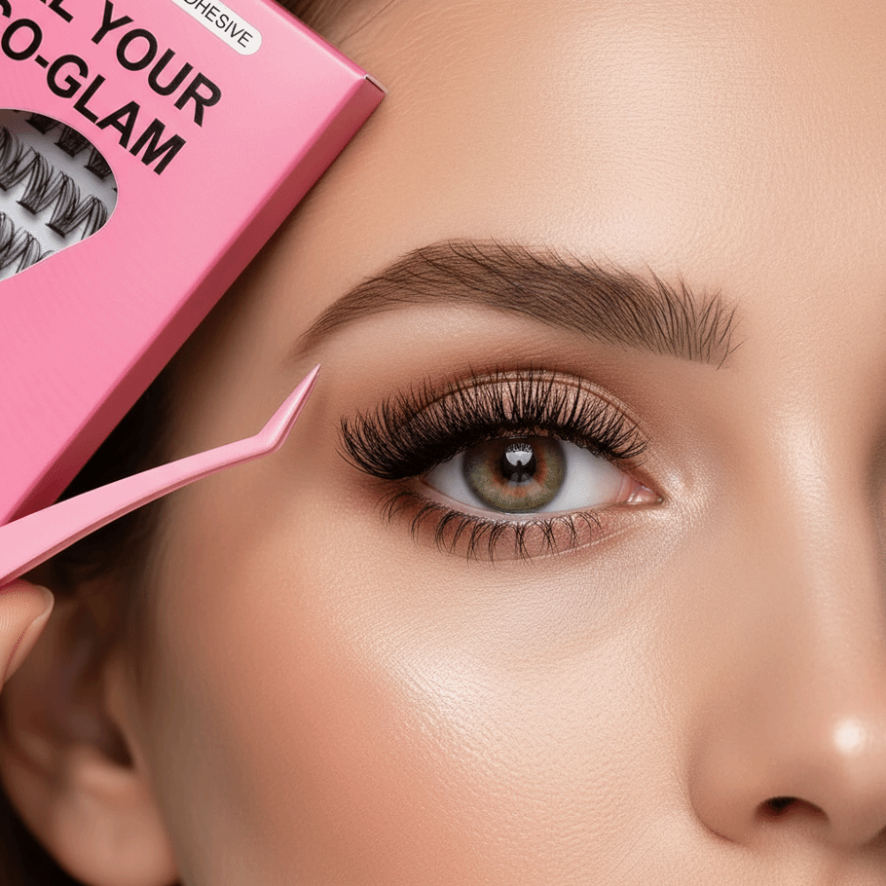 Natural Look DIY Lashes Extens - đánh giá và giá Eyelash Extension Cluster