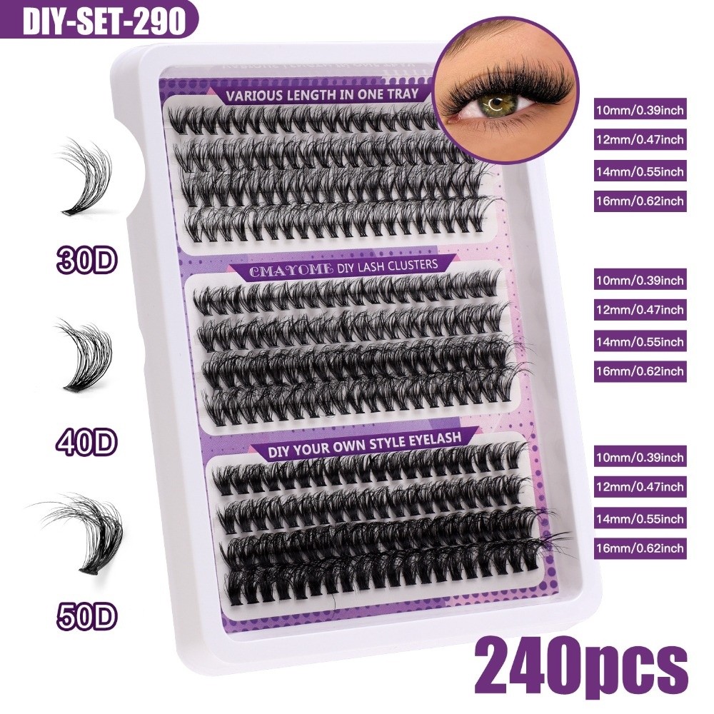 Natural Look False Eyelashes W - đánh giá và giá Eyelash Extension Look