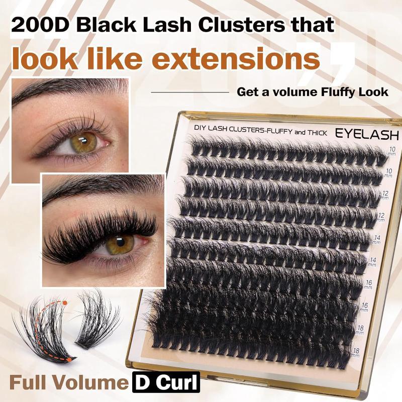 New Fluffy Thick Lash Clusters - đánh giá và giá Eyelash Extension Cluster