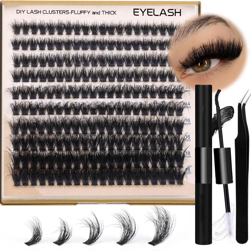 New Fluffy Thick Lash Clusters - đánh giá và giá Eyelash Extension Cluster