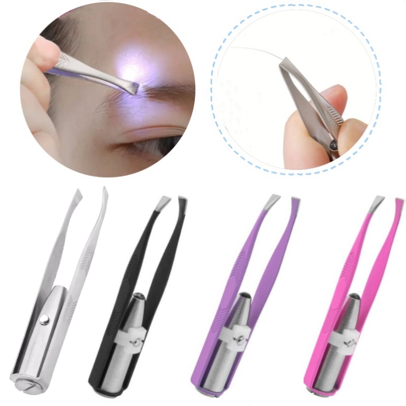 1/2pcs Eyebrow Tweezer with LE - đánh giá và giá Eyelash Extension Led