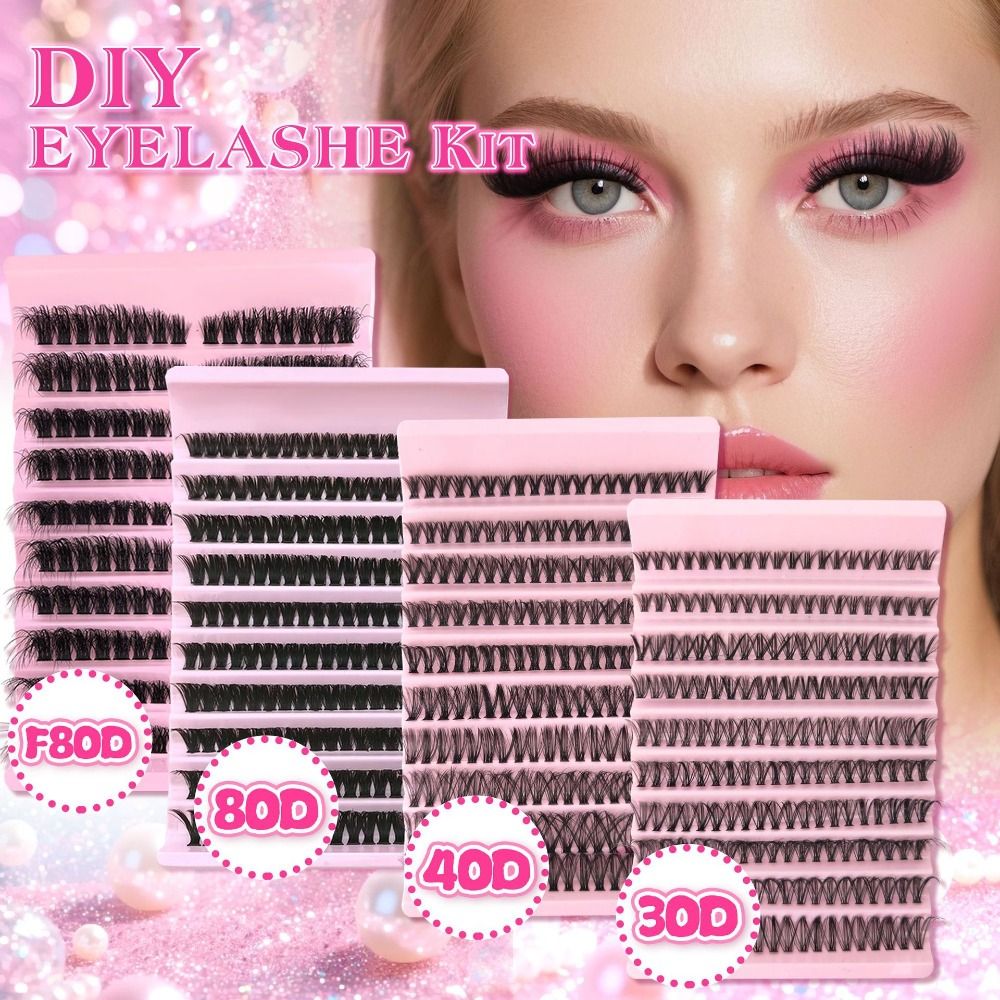 Natural Look False Eyelashes W - đánh giá và giá Eyelash Extension Cluster