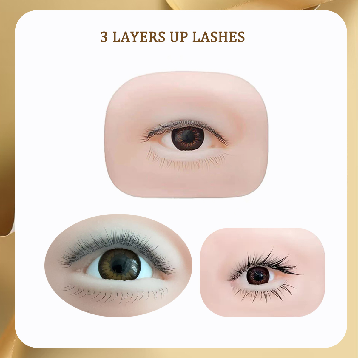 3D False Eyelash Mannequin Fla - đánh giá và giá Eyelash Extension Model