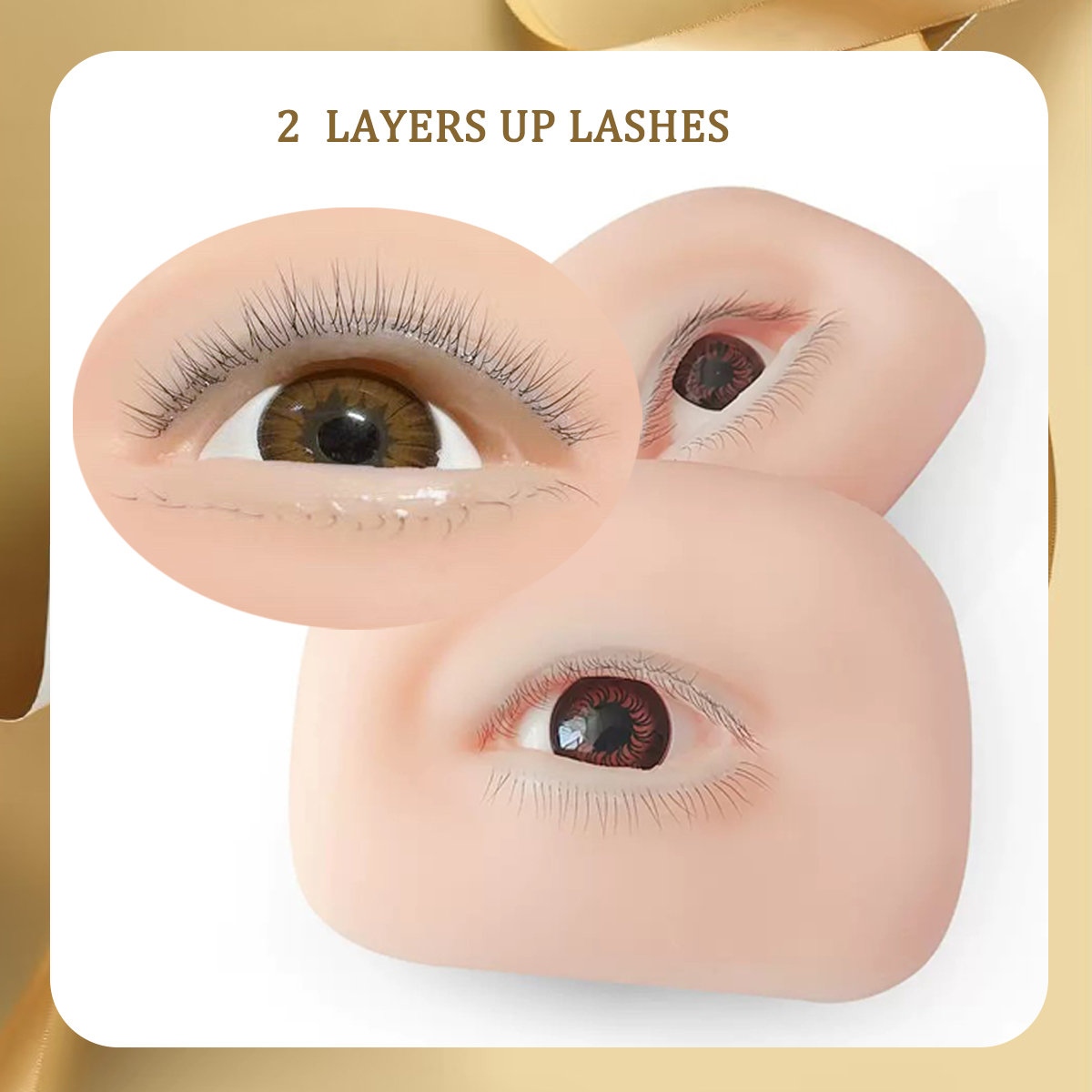 3D False Eyelash Mannequin Fla - đánh giá và giá Eyelash Extension Model