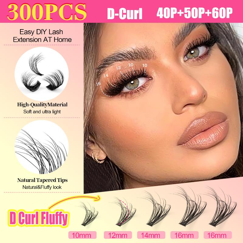 Cluster Lashes Kit Individual  - đánh giá và giá Eyelash Extension Cluster