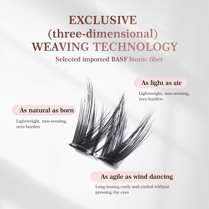 DearEyes DP-23 Self Adhesive E - đánh giá và giá Eyelash Extension Cluster