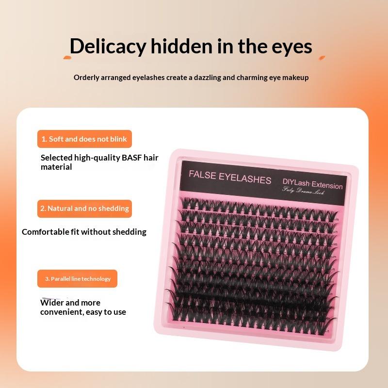 New 10Row 140 Clusters Fluffy  - đánh giá và giá Eyelash Extension Cluster