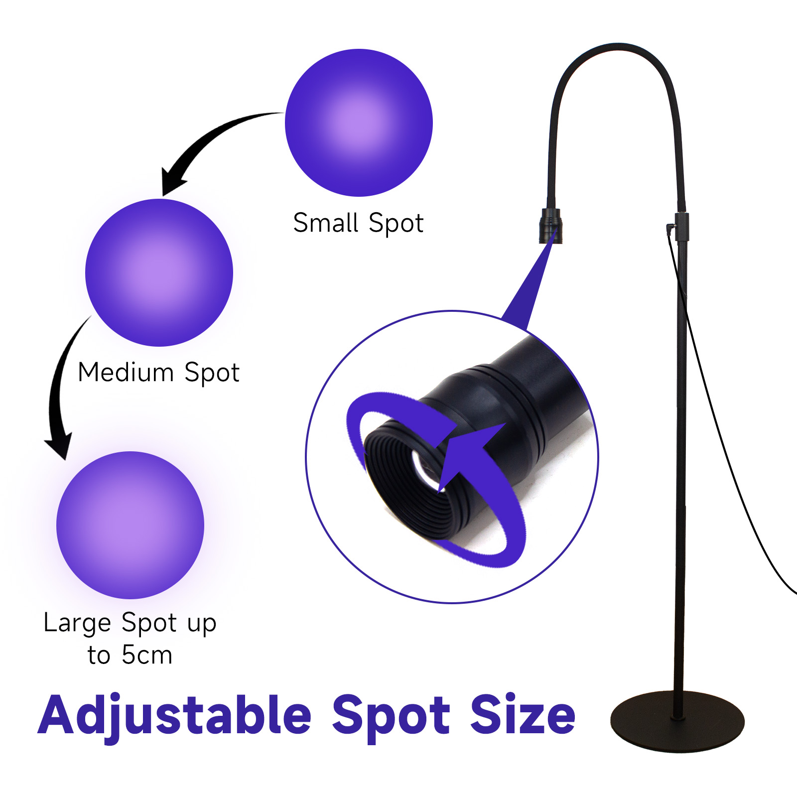 LED 5W Lash Light Floor Standi - đánh giá và giá Eyelash Extension Led