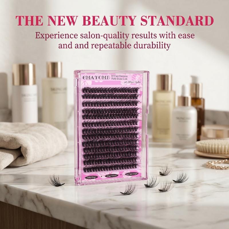 Wispy D Curl Cluster Lashes 14 - đánh giá và giá Eyelash Extension Cluster