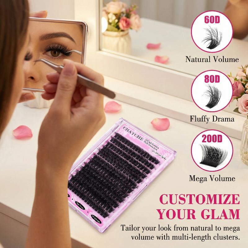 Wispy D Curl Cluster Lashes 14 - đánh giá và giá Eyelash Extension Cluster