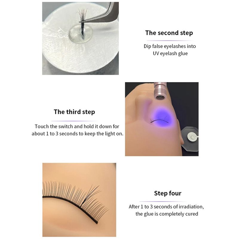AB33-UV LED Tweezer Lamp For E - đánh giá và giá Eyelash Extension Led